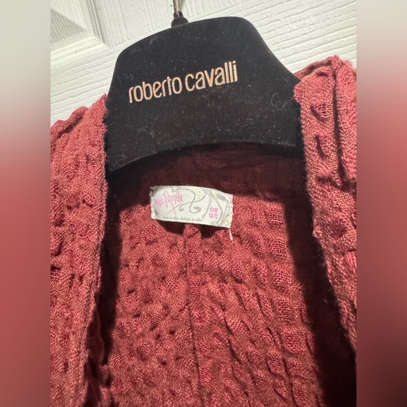 Free People Vida Woven Hooded Kimono in Mars OS - Picture 4 of 7